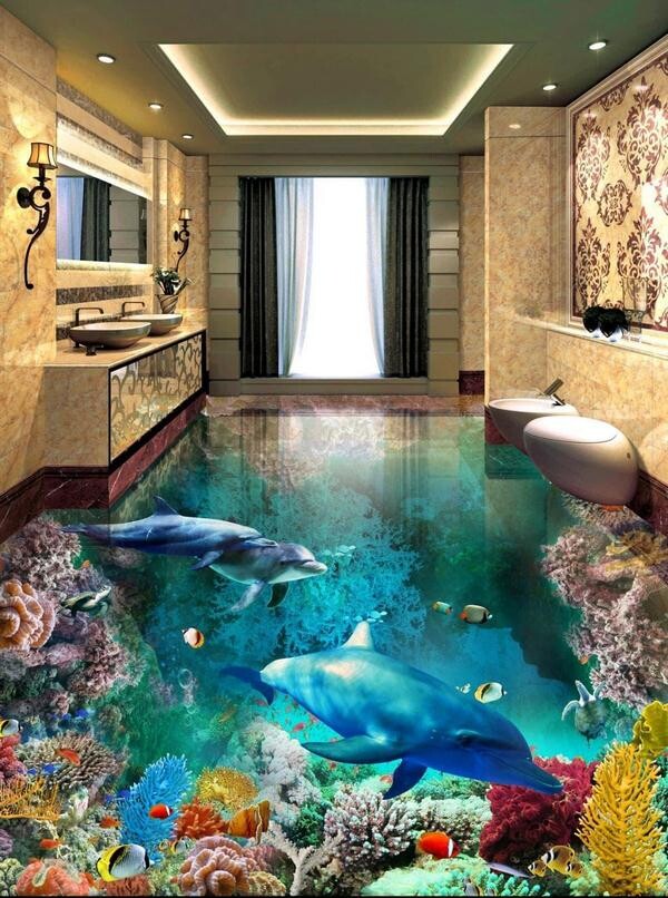 tranh gạch 3D tại Trà Vinh