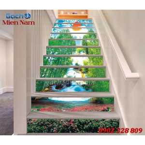 Tranh gạch cầu thang GCT82