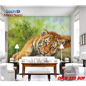 Tranh Gạch Mẫu Con Hổ CHM27
