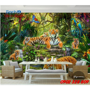 Tranh Gạch Mẫu Con Hổ CHM28