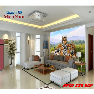 Tranh Gạch Mẫu Con Hổ CH03