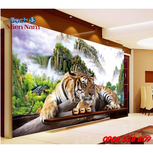 Tranh Gạch Mẫu Con Hổ CHM04