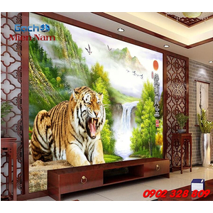 Tranh Gạch Mẫu Con Hổ CHM11