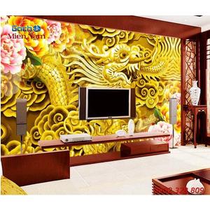 Tranh Gạch Mẫu Con Rồng MRM43