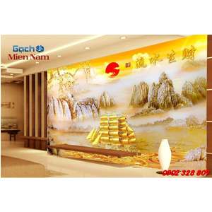 Tranh Gạch Men 3D Mẫu Thác Nước TNM136