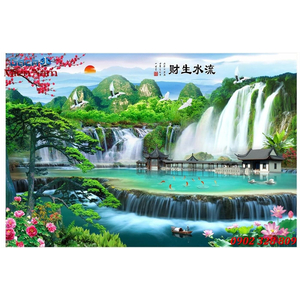 Tranh gạch men 3d sơn thủy STM83