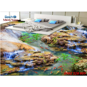 Tranh gạch men cá coi CKM189