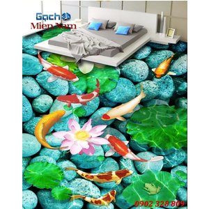 Tranh gạch men cá coi CKM192