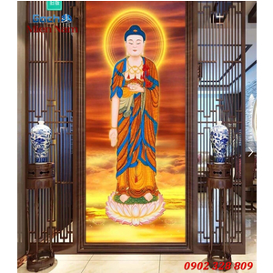 Tranh gạch men Hình Phật HPM45
