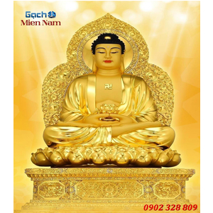 Tranh gạch men Hình Phật HPM56