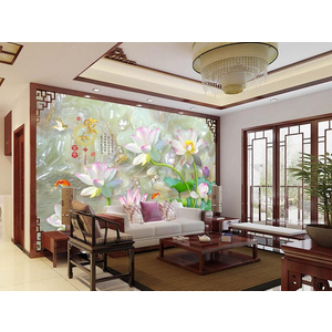 Tranh Gạch Men Hoa Sen HSM85