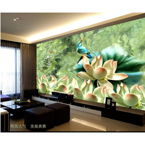 Tranh Gạch Men Hoa Sen HSM86