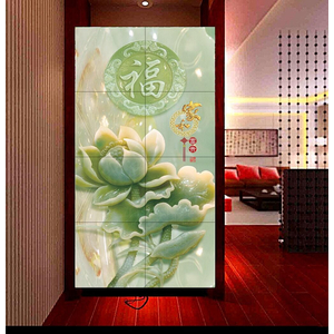 Tranh Gạch Men Hoa Sen HSM67