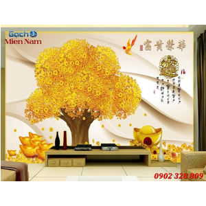 Tranh gạch men kim tiền KTM03