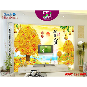 Tranh gạch men kim tiền KTM06