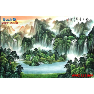 Tranh Gạch Men Sơn Thủy STM135
