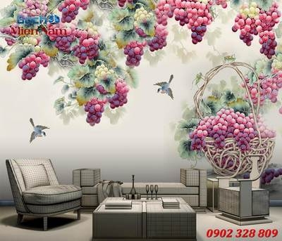 tranh gạch ốp tường 3D