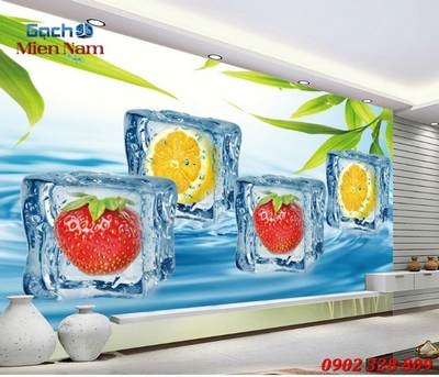 tranh gạch ốp tường 3D