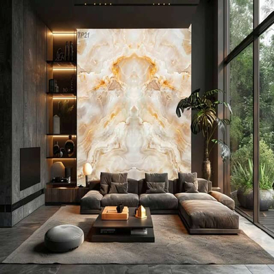 TRANH IN VÂN ĐÁ TRÁNG GƯƠNG TRÊN TẤM PVC