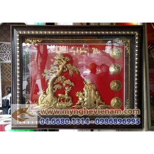 Tranh mừng thọ cụ Bà 50x80cm