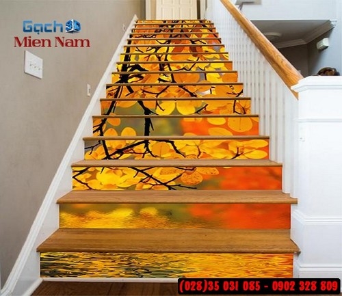 tranh ốp bậc cầu thang