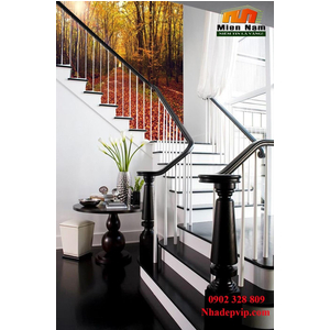 Tranh ốp tường 3D cầu thang CT222