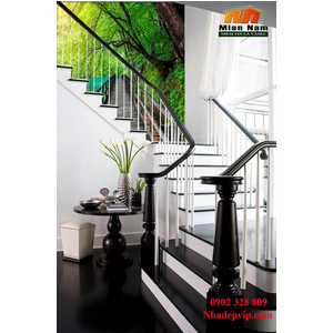 Tranh ốp tường 3D cầu thang CT227