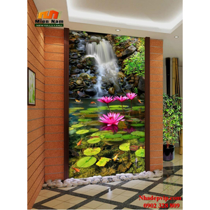 Tranh ốp tường chiếu nghỉ cầu thang CNT64