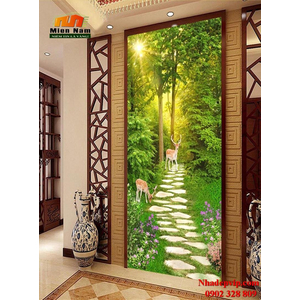 Tranh ốp tường chiếu nghỉ cầu thang CNT67