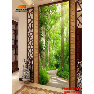 Tranh ốp tường chiếu nghỉ cầu thang CNT70