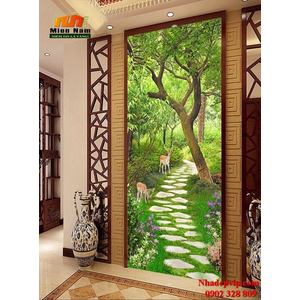 Tranh ốp tường chiếu nghỉ cầu thang CNT71