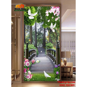 Tranh ốp tường chiếu nghỉ cầu thang CNT72