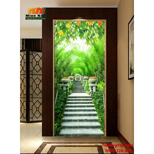 Tranh ốp tường chiếu nghỉ cầu thang CNT74
