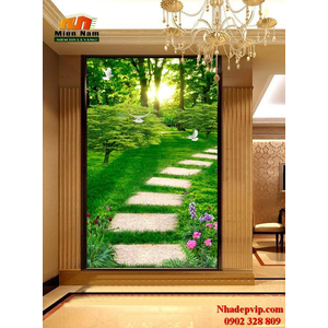 Tranh ốp tường chiếu nghỉ cầu thang CNT78