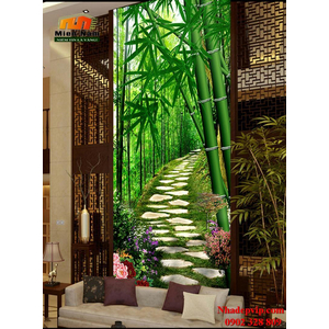 Tranh ốp tường chiếu nghỉ cầu thang CNT83