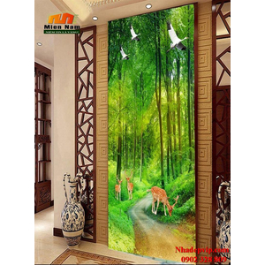 Tranh ốp tường chiếu nghỉ cầu thang CNT84