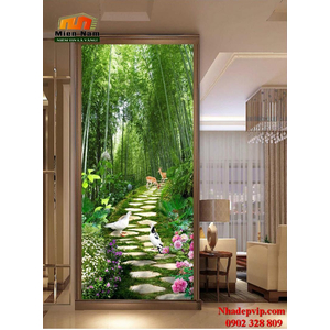 Tranh ốp tường chiếu nghỉ cầu thang CNT85