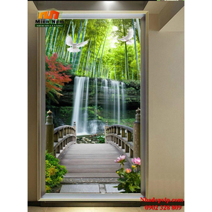Tranh ốp tường chiếu nghỉ cầu thang CNT89