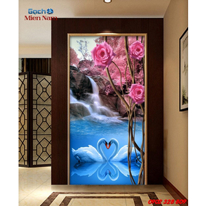 Tranh ốp tường chiếu nghỉ cầu thang CNT98