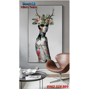 Tranh ốp tường 3d nghệ thuật TNT02