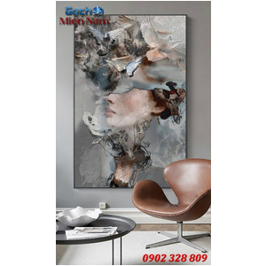 Tranh ốp tường 3d nghệ thuật TNT41