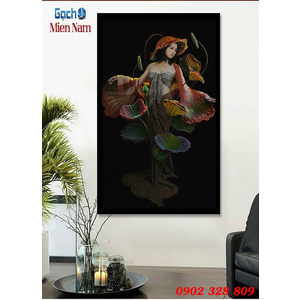Tranh ốp tường 3d nghệ thuật TNT52