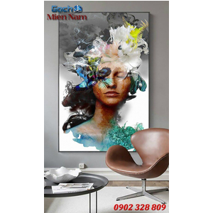 Tranh ốp tường 3d nghệ thuật TNT66