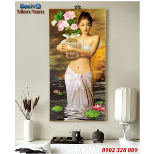 Tranh ốp tường 3d nghệ thuật TNT67