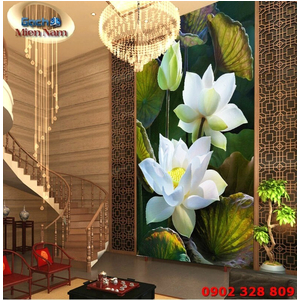 Tranh ốp tường chiếu nghỉ cầu thang CNT90