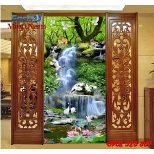 Tranh ốp tường chiếu nghỉ cầu thang CNT92