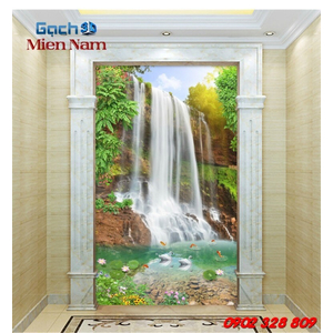 Tranh ốp tường chiếu nghỉ cầu thang CNT96