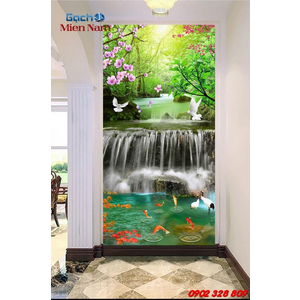 Tranh ốp tường chiếu nghỉ cầu thang CNT97
