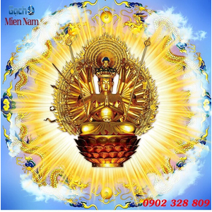 Tranh Phật Chuẩn Đề HPM490