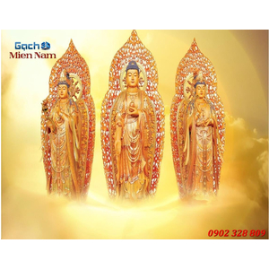 Tranh tam thánh tây phương HPM301